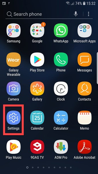 تنظیمات مربوط به بکاپها